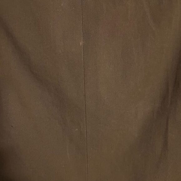 MOSCHINO Brown Blazer Jacket With Ruffled Sleeve Size US 10 - Picture 3 of 16